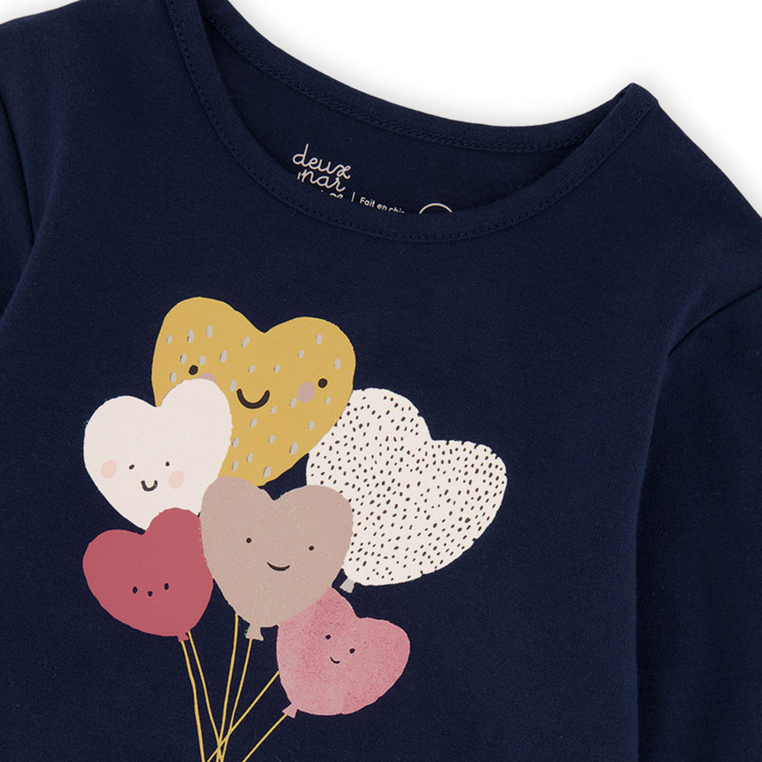 T-shirt Coeur Douillet 3-6ans-Deux par Deux-2X2-J20F70-4990B-CLÉMENT