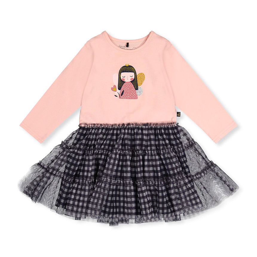 Robe Coeur 3-6ans-Deux par Deux-Rose-3-2X2-J20F85-622B-CLÉMENT