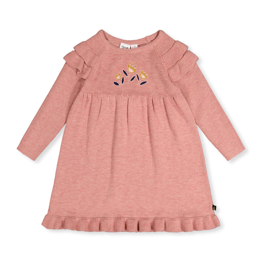 Robe Fleurs Douillets 3-6ans-Deux par Deux-Rose-3-2X2-J20FT89-643B-CLÉMENT