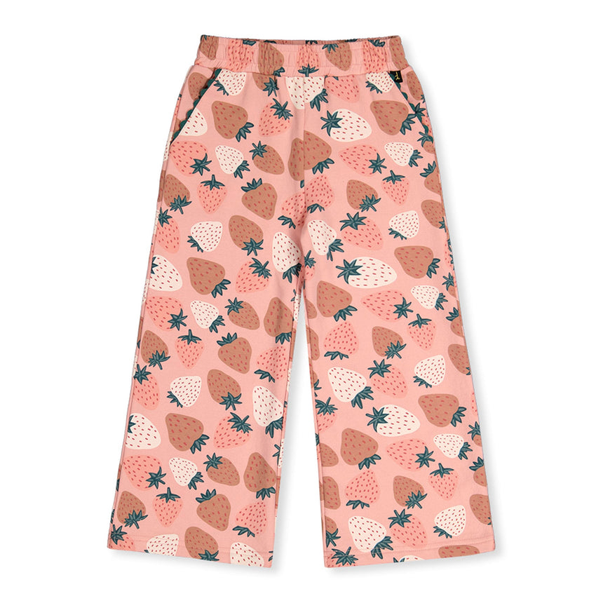 Pantalon Ouaté Fraise 3-6ans-Deux par Deux-Rose-3-2X2-J20G21-257B-CLÉMENT
