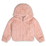 Veste Peluche Fraise 3-6ans-Deux par Deux-Rose-2-3-2X2-J20G50-6500B-CLÉMENT