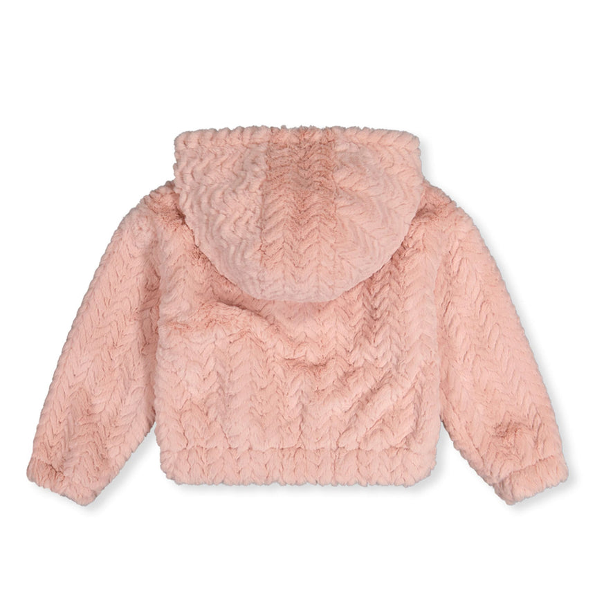 Veste Peluche Fraise 3-6ans-Deux par Deux-2X2-J20G50-6500B-CLÉMENT