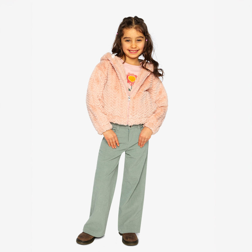 Veste Peluche Fraise 7-10ans-Deux par Deux-2X2-J20G50-6500C-CLÉMENT
