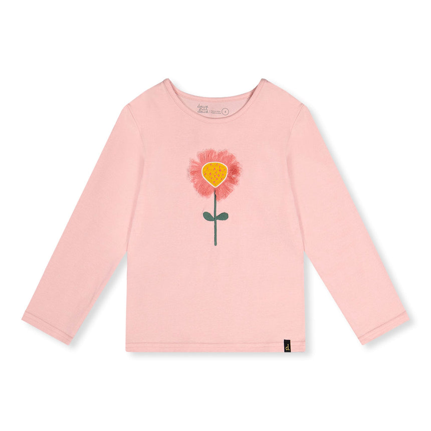 T-shirt Fleur Fraise 7-10ans-Deux par Deux-Rose-7-2X2-J20G70-6220C-CLÉMENT