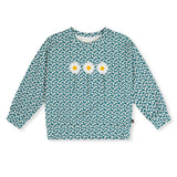 T-shirt Fleur Fraise 3-6ans-Deux par Deux-Sarcelle-3-2X2-J20G71-258B-CLÉMENT