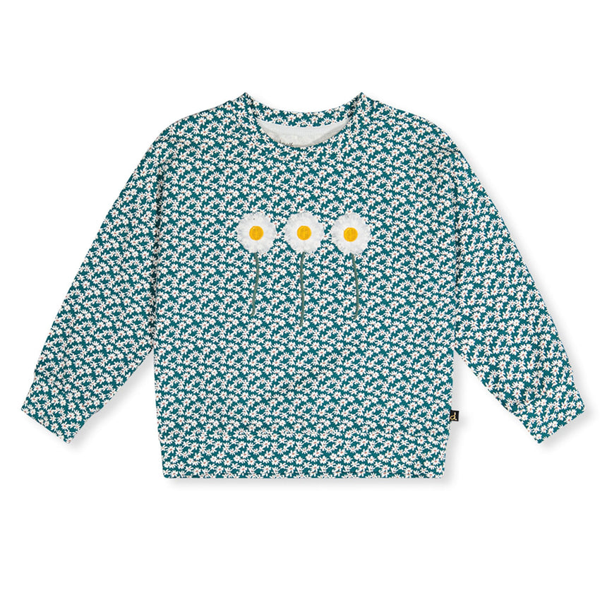 T-shirt Fleur Fraise 3-6ans-Deux par Deux-Sarcelle-3-2X2-J20G71-258B-CLÉMENT