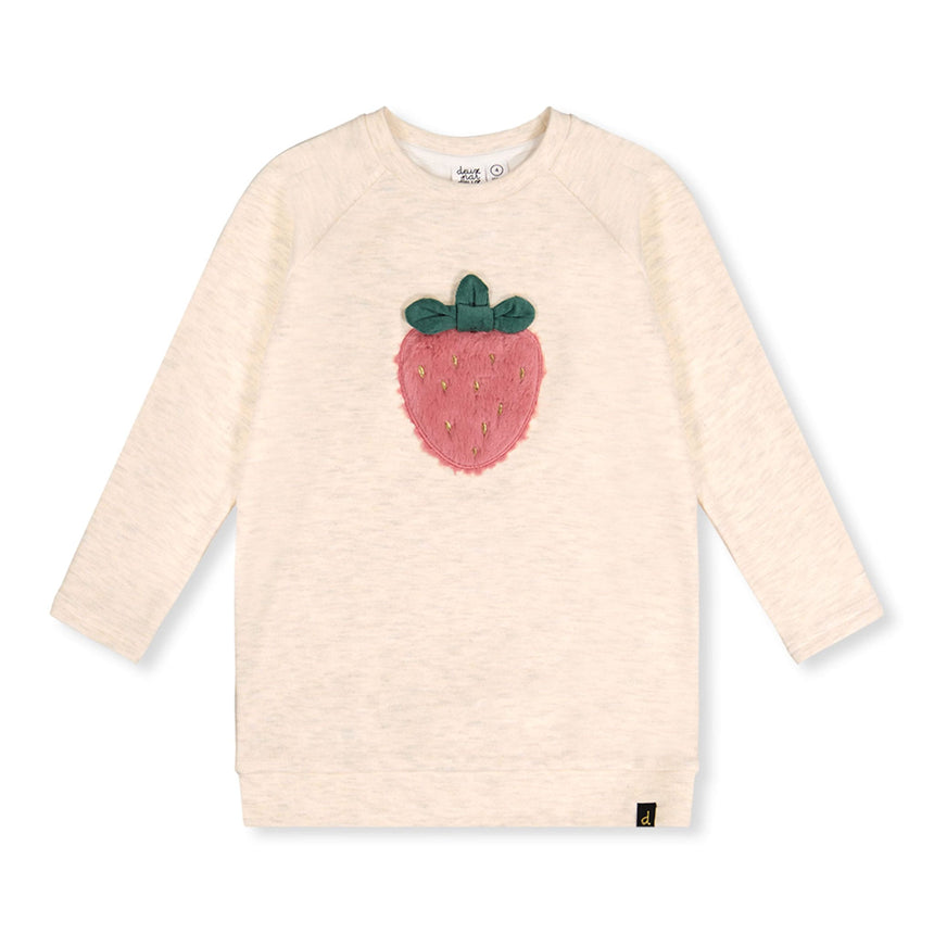 Tunique Fraise 7-10ans-Deux par Deux-Ivoire-7-2X2-J20G76-138C-CLÉMENT