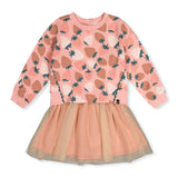 Robe Fraise Givrée 3-6ans-Deux par Deux-Rose-3-2X2-J20G85-257B-CLÉMENT