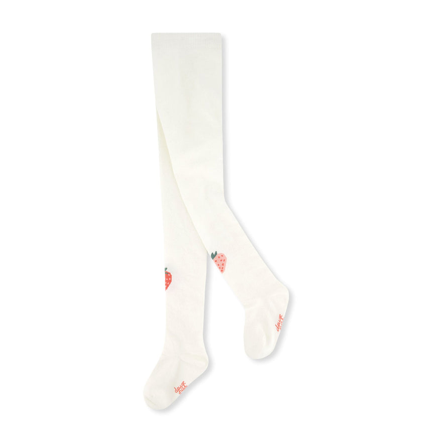 Collant Fraise Givrée 3-12-Deux par Deux-Ivoire-3-4-2X2-J20GT-1010-CLÉMENT