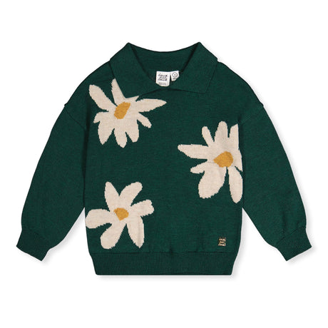 Pull Fleurs Fraise 3-6ans-Deux par Deux-Sarcelle-3-2X2-J20GT723013B-CLÉMENT