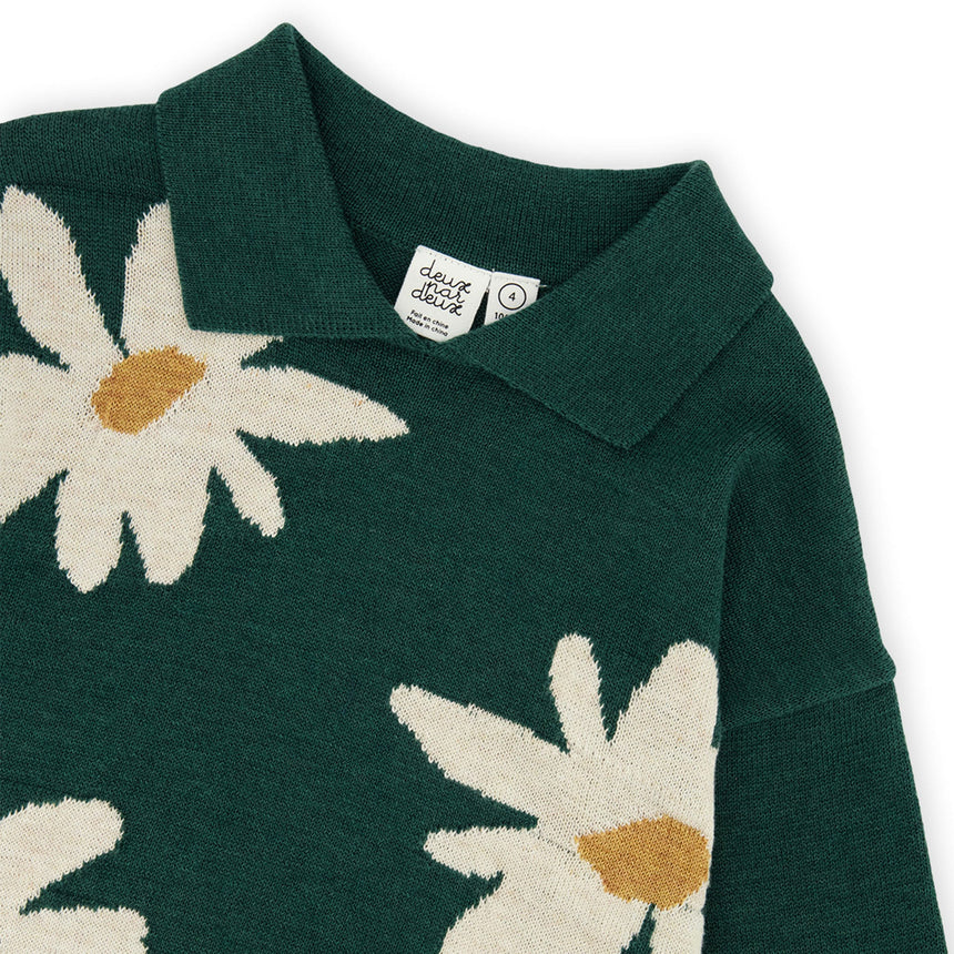 Pull Fleurs Fraise 7-10ans-Deux par Deux-2X2-J20GT723013C-CLÉMENT