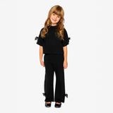 T-shirt Caramel Noir 3-6ans-Deux par Deux-2X2-J20H72-999B-CLÉMENT