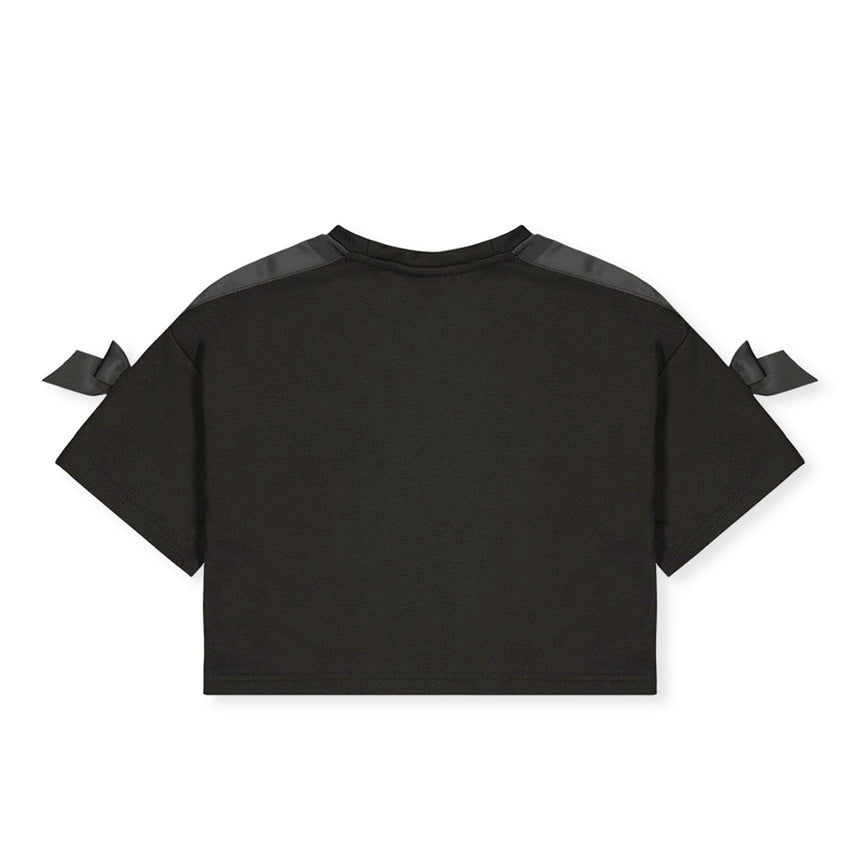 T-shirt Caramel Noir 3-6ans-Deux par Deux-2X2-J20H72-999B-CLÉMENT