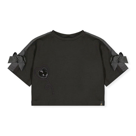 T-shirt Caramel Noir 7-10ans-Deux par Deux-Noir-7-2X2-J20H72-999C-CLÉMENT
