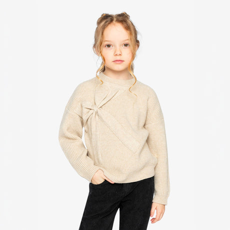 Pull Boucle Caramel Noir 3-6ans-Deux par Deux-2X2-J20HT31-101B-CLÉMENT
