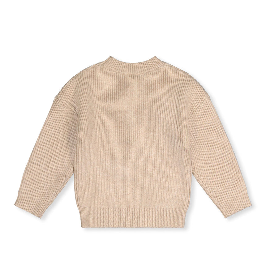 Pull Boucle Caramel Noir 3-6ans-Deux par Deux-2X2-J20HT31-101B-CLÉMENT