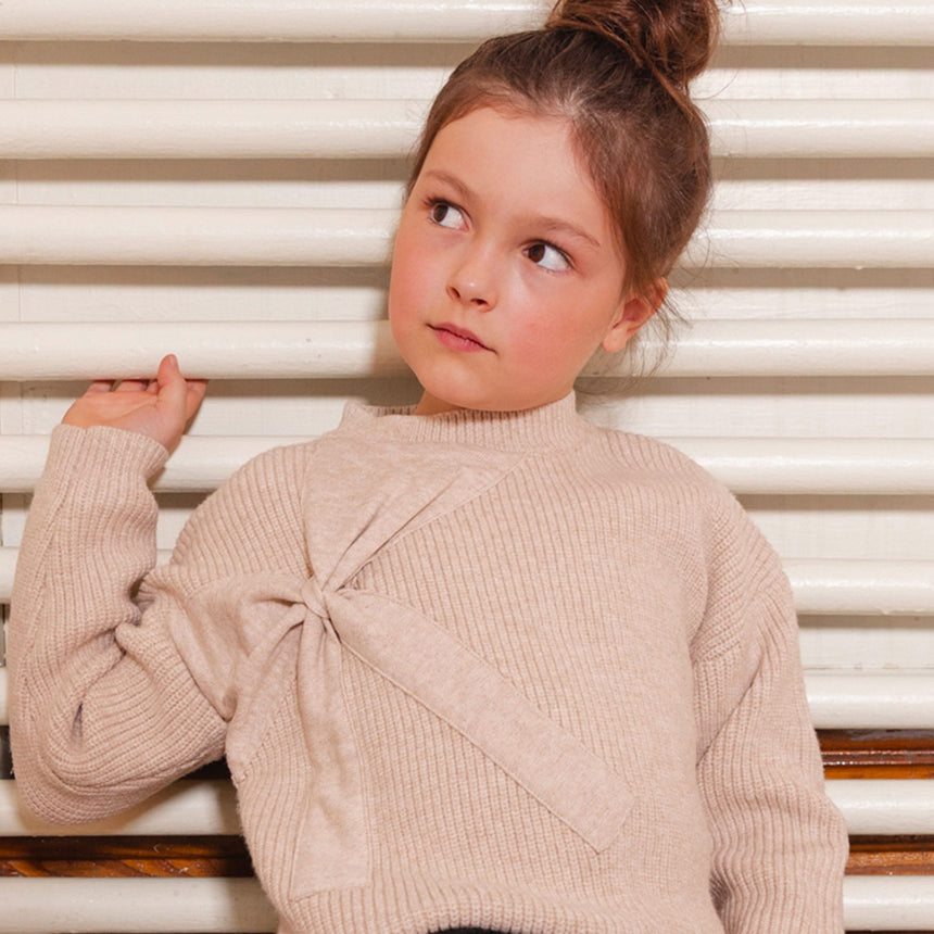 Pull Boucle Caramel Noir 7-10ans-Deux par Deux-2X2-J20HT31-101C-CLÉMENT