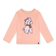T-shirt Caniche 7-10ans-Deux par Deux-Pêche-7-2X2-J20I70-8100C-CLÉMENT