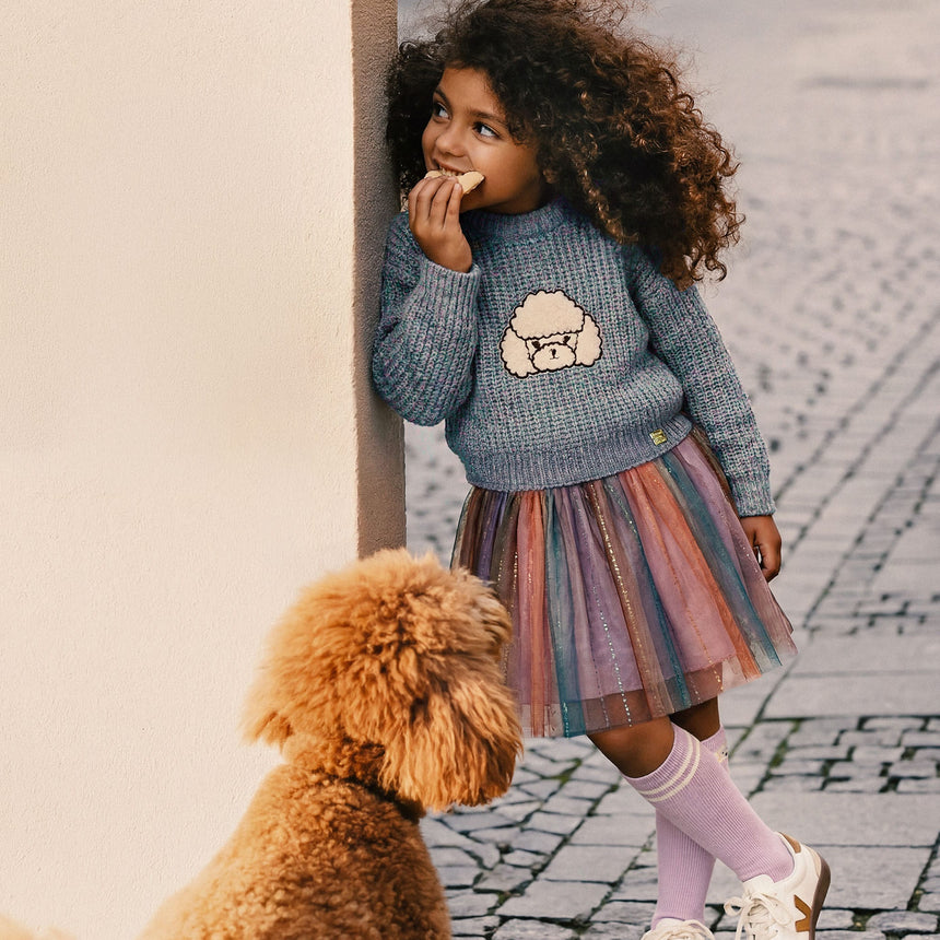 Jupe Chic Caniche 3-6ans-Deux par Deux-2X2-J20I80-287B-CLÉMENT
