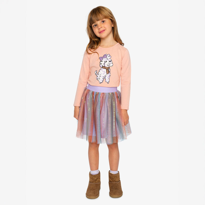 Jupe Chic Caniche 3-6ans-Deux par Deux-2X2-J20I80-287B-CLÉMENT