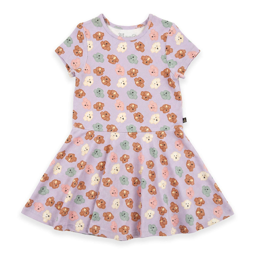 Robe Chic Caniche 3-6ans-Deux par Deux-Lilas-3-2X2-J20I85-283B-CLÉMENT