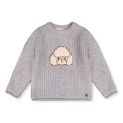 Pull Caniche 7-10ans-Deux par Deux-Menthe-7-2X2-J20IT33-325C-CLÉMENT
