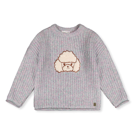 Pull Caniche 7-10ans-Deux par Deux-Menthe-7-2X2-J20IT33-325C-CLÉMENT
