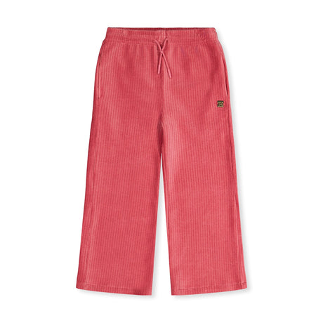 Pantalon Velour Douce Poesie 3-6ans-Deux par Deux-Rose-3-2X2-J20K22-6930B-CLÉMENT