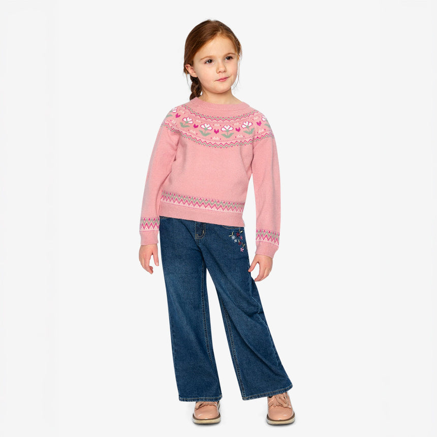 Jeans Douce Poésie 3-6ans-Deux par Deux-2X2-J20K23-125B-CLÉMENT
