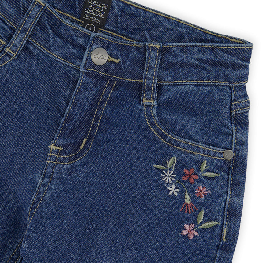 Jeans Douce Poésie 3-6ans-Deux par Deux-2X2-J20K23-125B-CLÉMENT