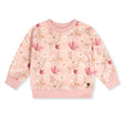 Gilet Ouaté Fleurs Poésie 3-6ans-Deux par Deux-Rose-3-2X2-J20K30-301B-CLÉMENT