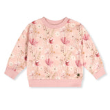 Gilet Ouaté Fleurs Poésie 3-6ans-Deux par Deux-Rose-3-2X2-J20K30-301B-CLÉMENT