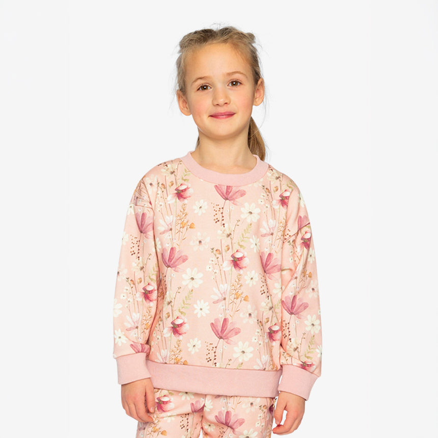 Gilet Ouaté Fleurs Poésie 7-10ans-Deux par Deux-2X2-J20K30-301C-CLÉMENT