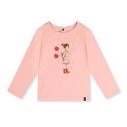 T-shirt Douce Poésie 7-10ans-Deux par Deux-Rose-7-2X2-J20K70-6220C-CLÉMENT