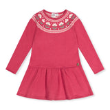 Robe Tricot Douce Poésie 3-6ans-Deux par Deux-Rose-3-2X2-J20KT85-693B-CLÉMENT