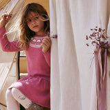 Robe Tricot Douce Poésie 3-6ans-Deux par Deux-2X2-J20KT85-693B-CLÉMENT