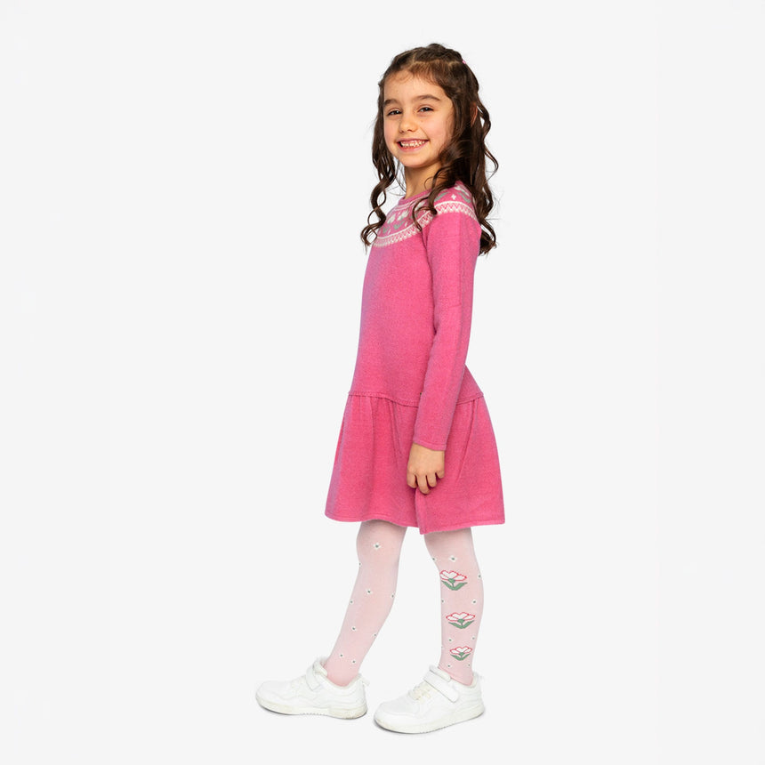 Robe Tricot Douce Poésie 3-6ans-Deux par Deux-2X2-J20KT85-693B-CLÉMENT