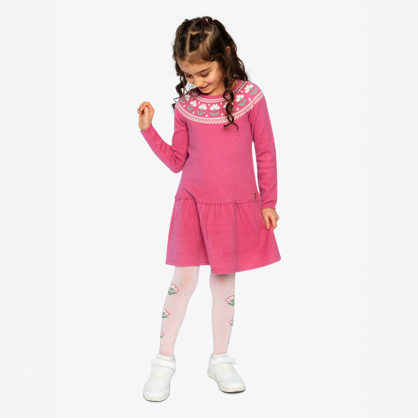 Robe Tricot Douce Poésie 7-10ans-Deux par Deux-2X2-J20KT85-693C-CLÉMENT