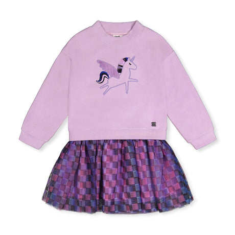 Robe Licorne Étoile 3-6ans-Deux par Deux-Mauve-3-2X2-J20L87-5150B-CLÉMENT