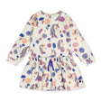 Robe Ouatée Licornes 3-6ans-Deux par Deux-Beige-3-2X2-J20L88-290B-CLÉMENT