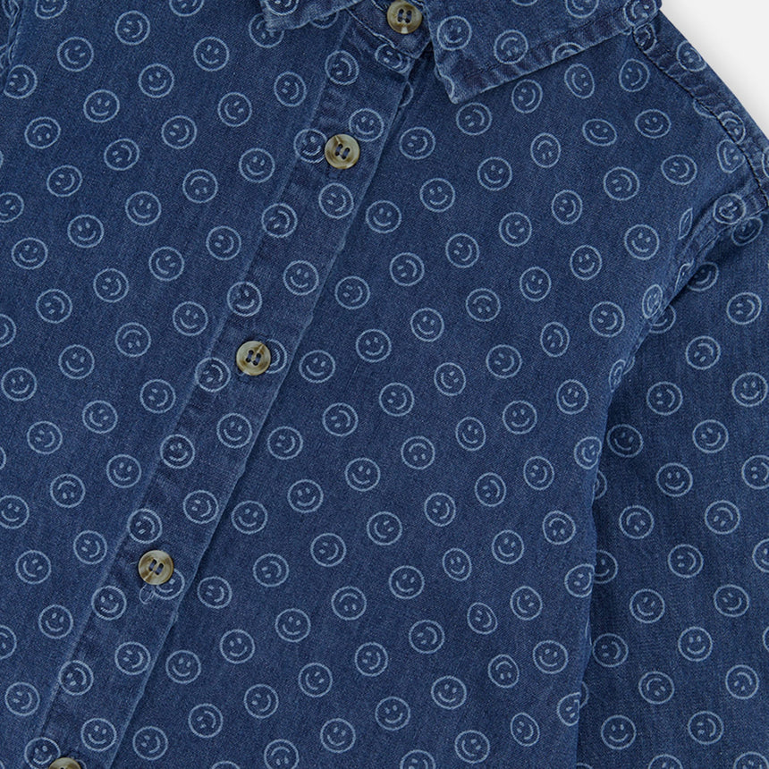 Chemise Smiley 3-6ans-Deux par Deux-2X2-J20M15-315B-CLÉMENT