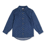 Chemise Smiley 7-10ans-Deux par Deux-Denim-7-2X2-J20M15-315C-CLÉMENT