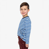 T-shirt Rayé Smiley 7-10ans-Deux par Deux-2X2-J20M73-316C-CLÉMENT