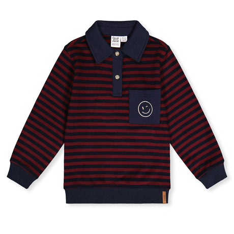 Polo Rayé Esprit Campus 3-6ans-Deux par Deux-Bordeaux-3-2X2-J20M74-317B-CLÉMENT
