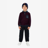 Polo Rayé Esprit Campus 3-6ans-Deux par Deux-2X2-J20M74-317B-CLÉMENT