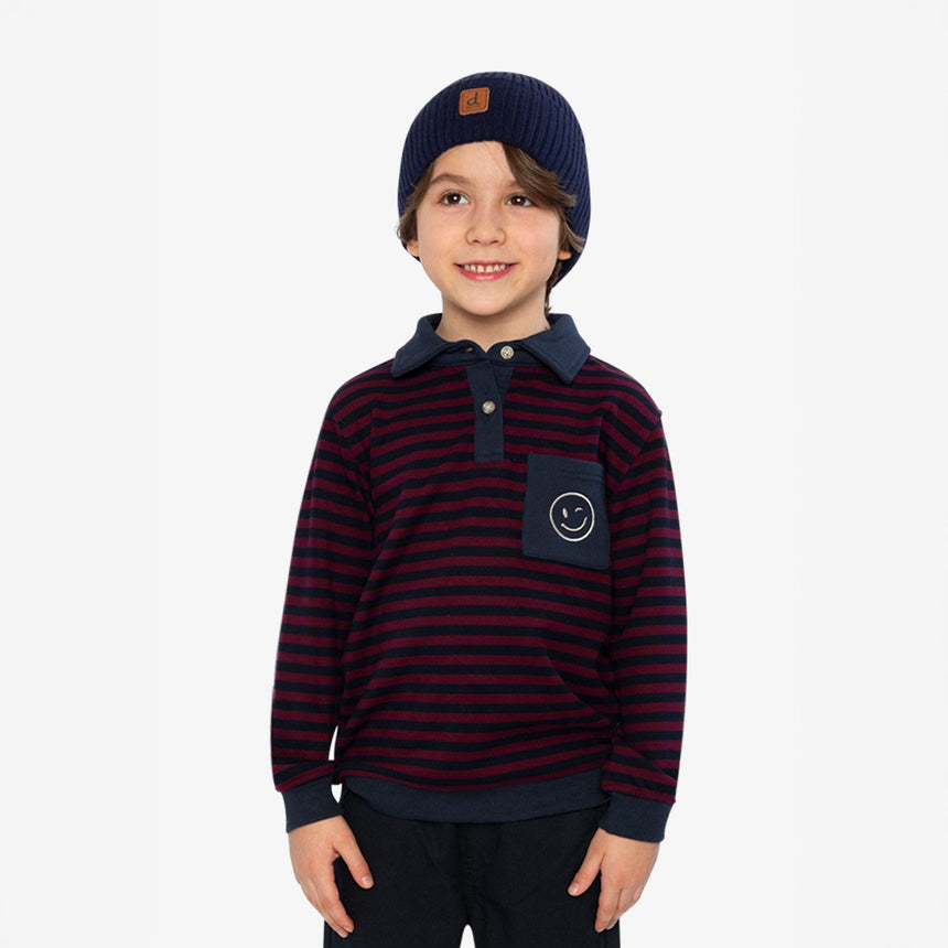 Polo Rayé Esprit Campus 7-10ans-Deux par Deux-2X2-J20M74-317C-CLÉMENT