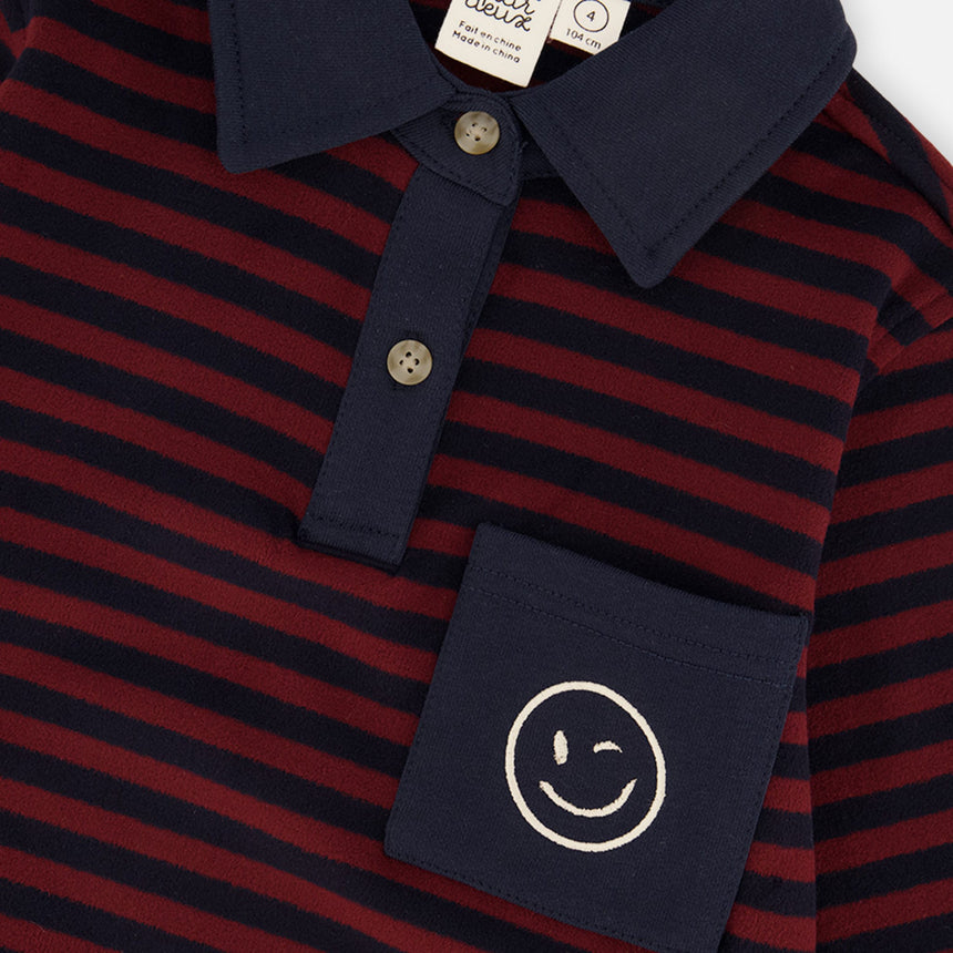 Polo Rayé Esprit Campus 7-10ans-Deux par Deux-2X2-J20M74-317C-CLÉMENT