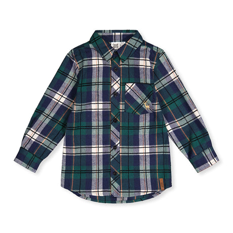 Chemise Carreaux 7-10ans-Deux par Deux-Forêt-7-2X2-J20OB16-314C-CLÉMENT