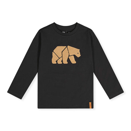 T-shirt Ours 3-6ans-Deux par Deux-Noir-3-2X2-J20OB70-999B-CLÉMENT