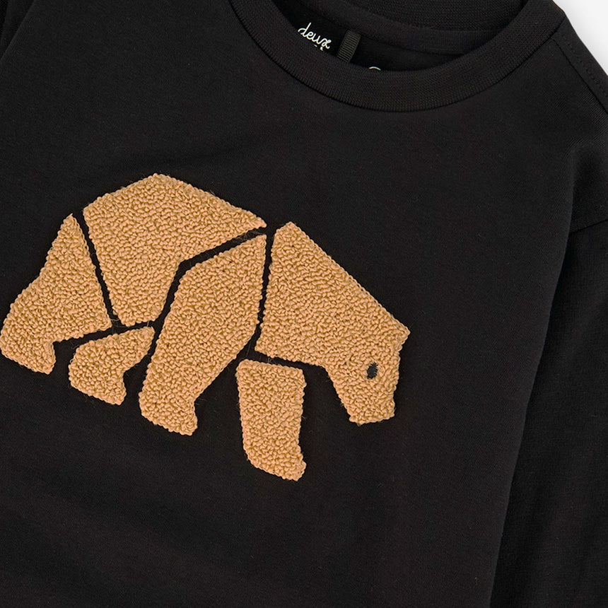 T-shirt Ours 3-6ans-Deux par Deux-2X2-J20OB70-999B-CLÉMENT